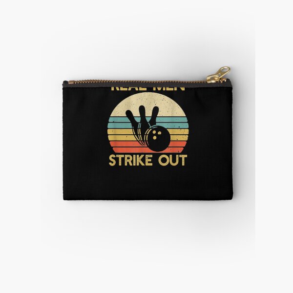 Item preview, Mens Real Men Strike Out Bowling Dad Bowler Gift  designed and sold by maizreo.