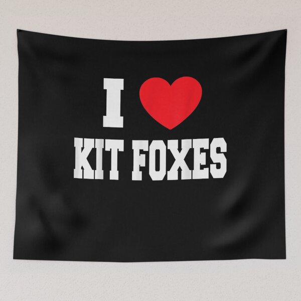 Item preview, I Love Kit Foxes  designed and sold by anniet33.