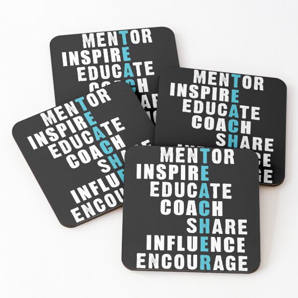Item preview, Teacher Influencer Inspirer Mentor  designed and sold by TraceysTreasure.