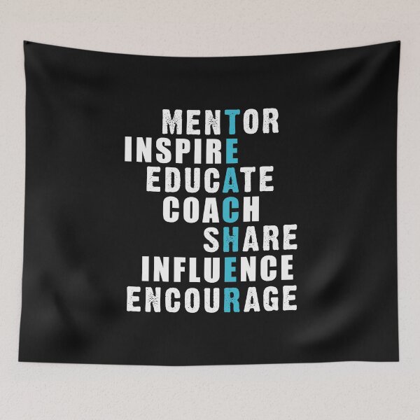 Item preview, Teacher Influencer Inspirer Mentor  designed and sold by TraceysTreasure.