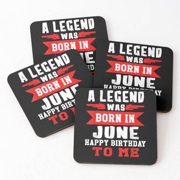 Item preview, A Legend Was Born In June Happy Birthday To Me  designed and sold by maizreo.