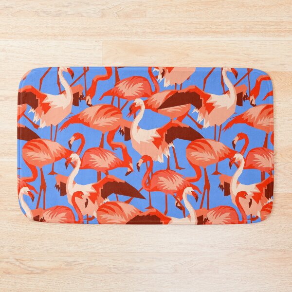 Item preview, Flamingoes blue designed and sold by Iojofruits.