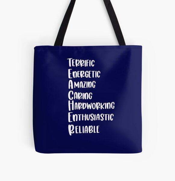Item preview, Teacher acronym - empowering/inspirational teacher quote/gift (white/grey) designed and sold by PickaSticka.
