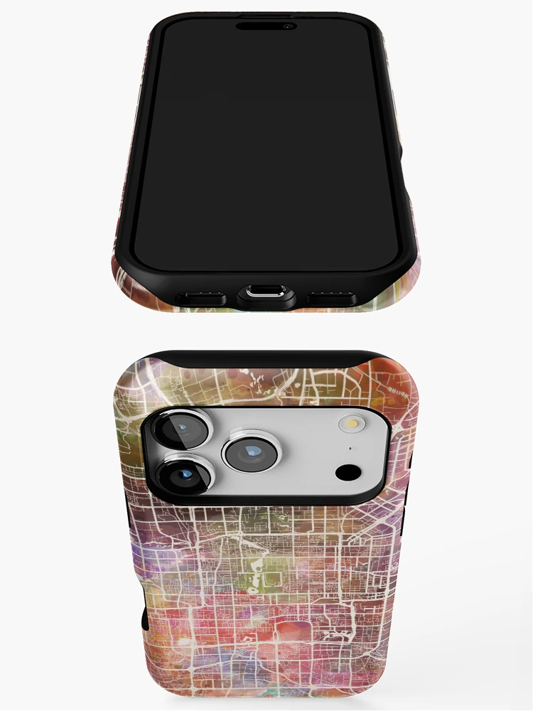 Thumbnail 3 of 4, iPhone Case, Beijing map designed and sold by MapMapMaps.