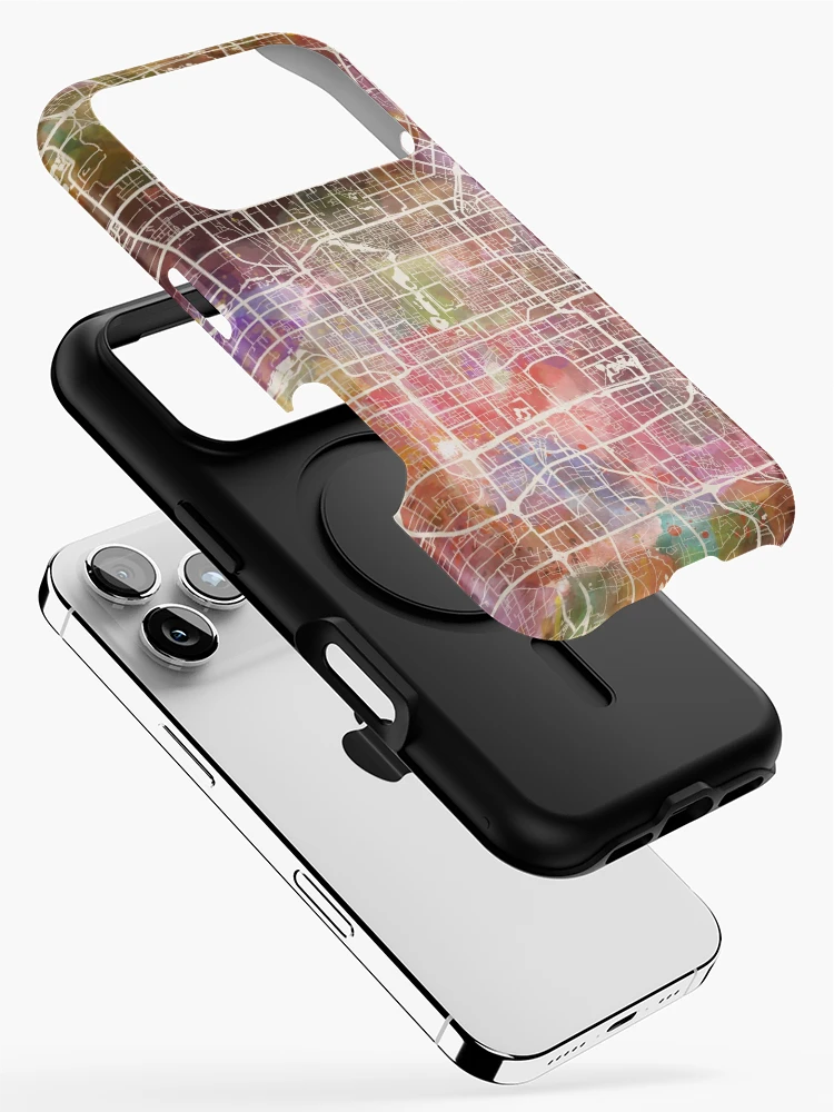 Thumbnail 2 of 4, iPhone Case, Beijing map designed and sold by MapMapMaps.