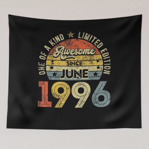 Item preview, Retro June 1996 25th Decorations Bday 25 Years Old Men Women  designed and sold by anniet33.