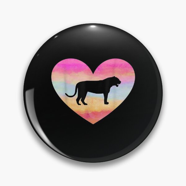Item preview, I Love Tigers Heart Feline Big Cat Lover Colorful Sunset  designed and sold by maizreo.