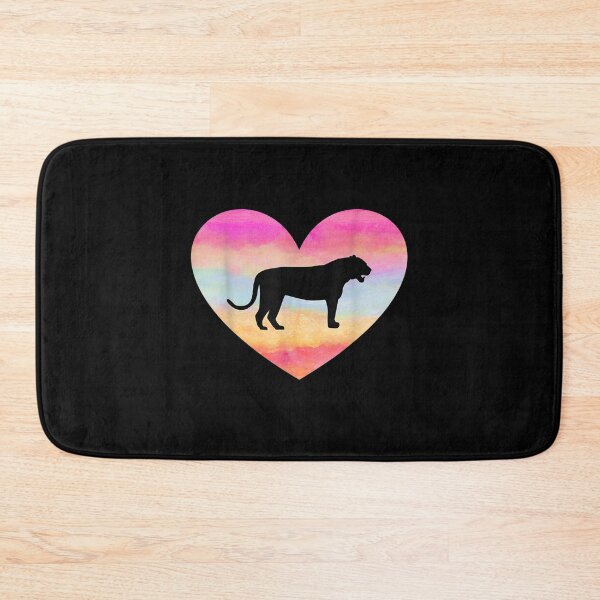 Item preview, I Love Tigers Heart Feline Big Cat Lover Colorful Sunset  designed and sold by maizreo.
