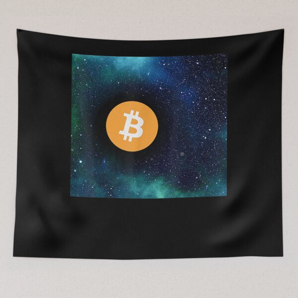 Item preview, Bitcoin Black Hole Image Abstract Cryptocurrency  designed and sold by maizreo.