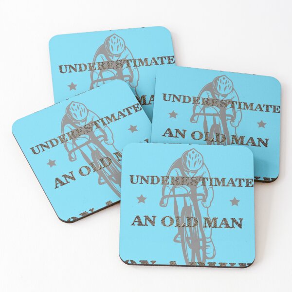 Item preview, Never Underestimate An Old Man on a Bike designed and sold by ALYODESIGN.