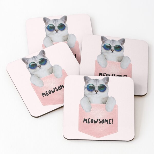 Item preview, CAT with sunglasses me owsome designed and sold by gilles01.