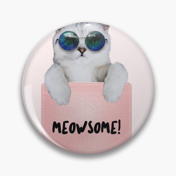 Item preview, CAT with sunglasses me owsome designed and sold by gilles01.