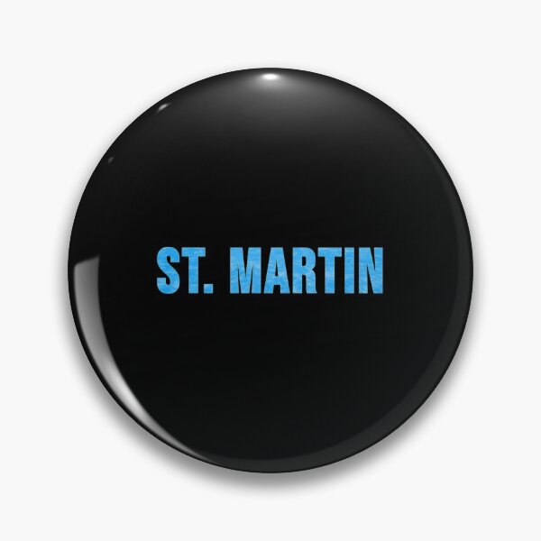Item preview, St. Martin Souvenir in Blue Ocean Lettering Saint Martin Vacatio| Perfect Gift designed and sold by veracazoo.