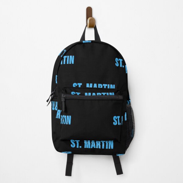 Item preview, St. Martin Souvenir in Blue Ocean Lettering Saint Martin Vacatio| Perfect Gift designed and sold by veracazoo.