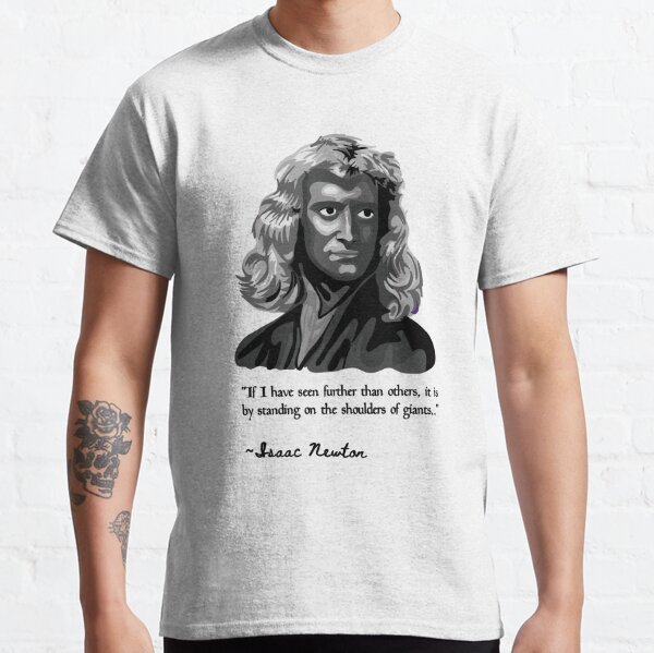 Isaac Newton Portrait Classic T-Shirt