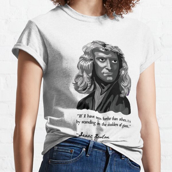 Isaac Newton Portrait Classic T-Shirt