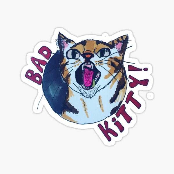 Bad Kitty! Sticker