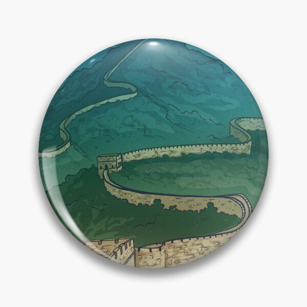 Item preview, The Great Wall | Digital Illustration designed and sold by Jackie Van Ryn.