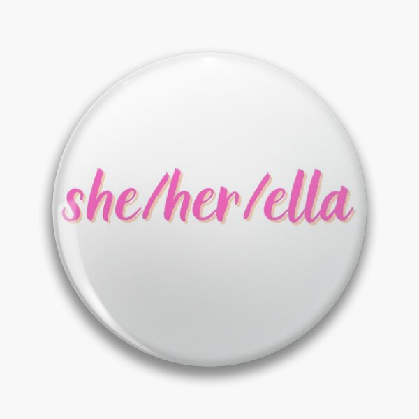 Item preview, Pronouns she/her/ella designed and sold by abbylamaestra.
