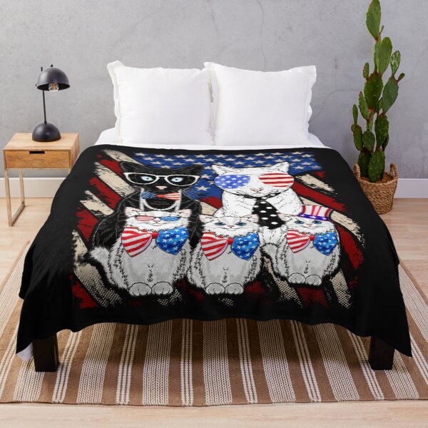 Item preview, Cat Happy Freedom Day Cat Lovers Cat Moms 4th July American shirt  designed and sold by PatternFariss.