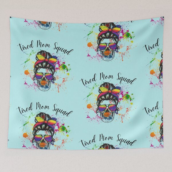 Item preview, tired mom squad-funny mom quotes designed and sold by CareChoice.
