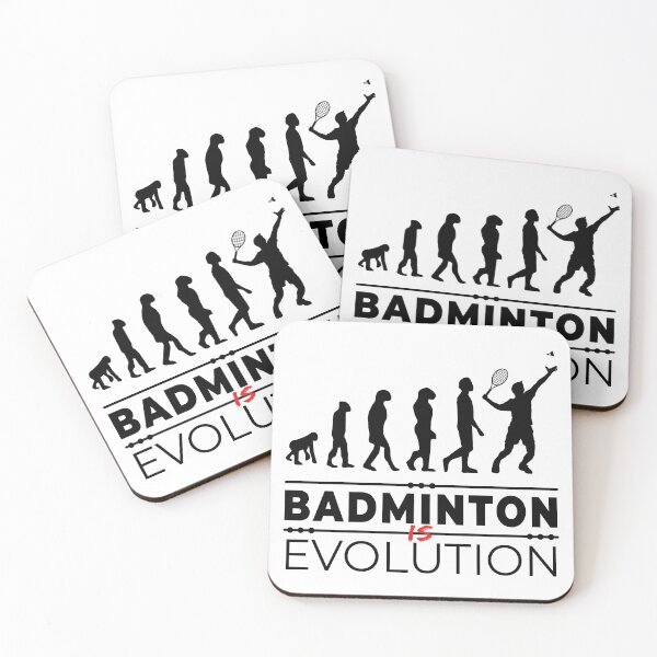Item preview, Badminton is evolution - Message Humor Parodie designed and sold by rubislys.
