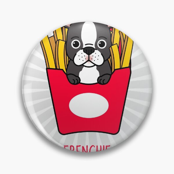 Item preview, boston terrier loves frenchie fries designed and sold by gilles01.