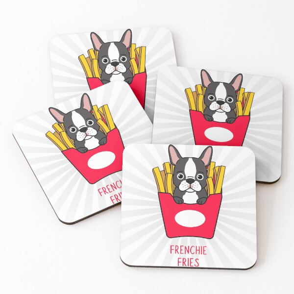 Item preview, boston terrier loves frenchie fries designed and sold by gilles01.