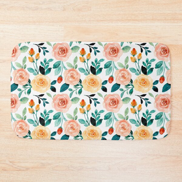 Item preview, Flower Power Floral Pattern design for apparel and beddings designed and sold by Sunnyhova.