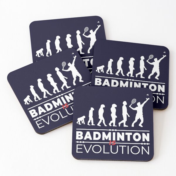 Item preview, Badminton is evolution - Message Humor Parodie designed and sold by rubislys.