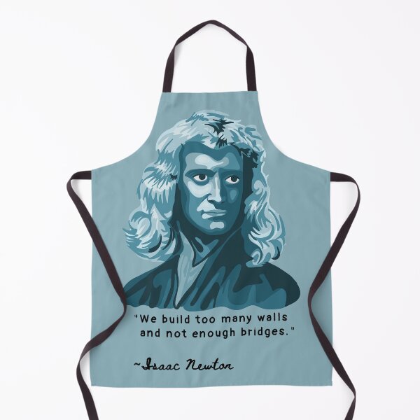 Item preview, Isaac Newton Portrait designed and sold by Unhinged Heather.