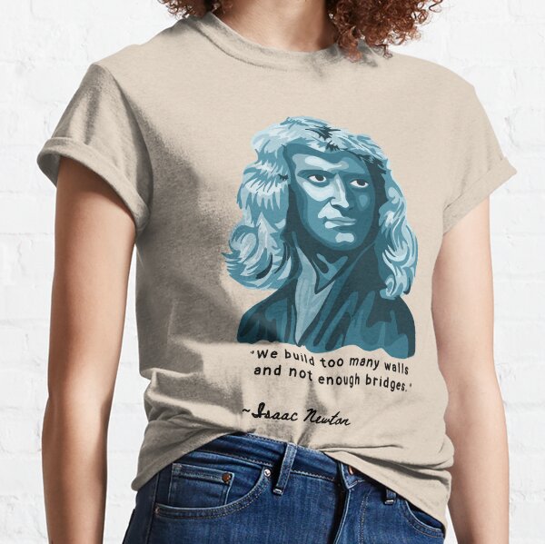 Isaac Newton Portrait Classic T-Shirt