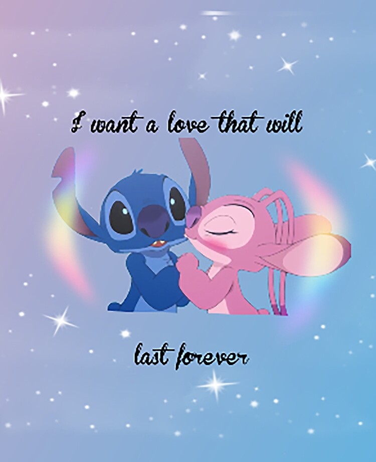 Stitch And Angel Posters for Sale  Redbubble