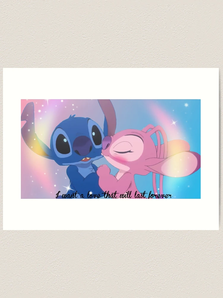 I LOVE my Stitch and Angel I finished last year 💙💖 it was my first diamond  art, took forever and may not be perfect but still love it anyway 😀 : r/ diamondpainting