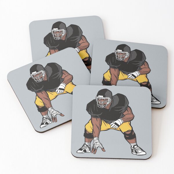 Item preview, Black and Gold Football Player designed and sold by SLAG-Creative.