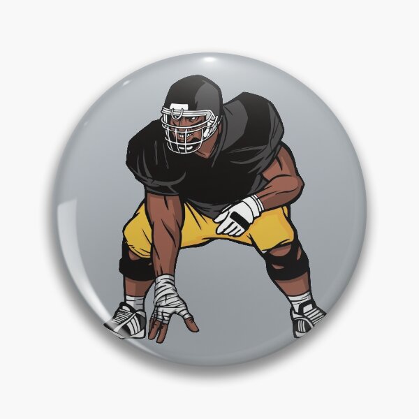 Item preview, Black and Gold Football Player designed and sold by SLAG-Creative.