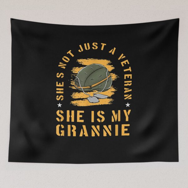 Item preview, He's Not Just A Veteran He's My Grannie Veterans Day  designed and sold by anniet33.