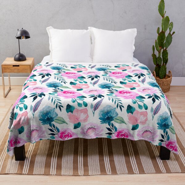 Item preview, Flower Power Floral Pattern design for apparel and beddings designed and sold by Sunnyhova.