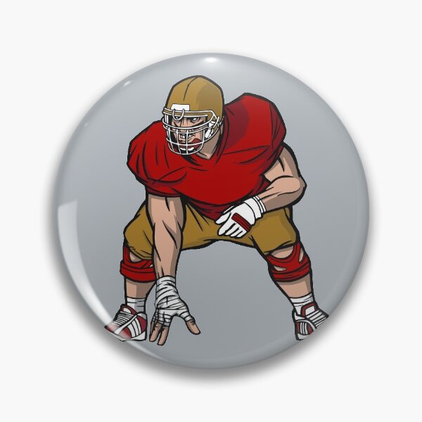 Item preview, Crimson and Old Gold Football Player designed and sold by SLAG-Creative.