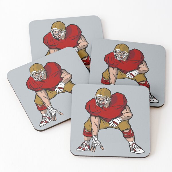 Item preview, Crimson and Old Gold Football Player designed and sold by SLAG-Creative.