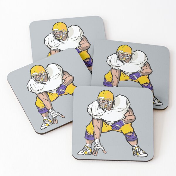 Item preview, Purple and Gold Football Player designed and sold by SLAG-Creative.