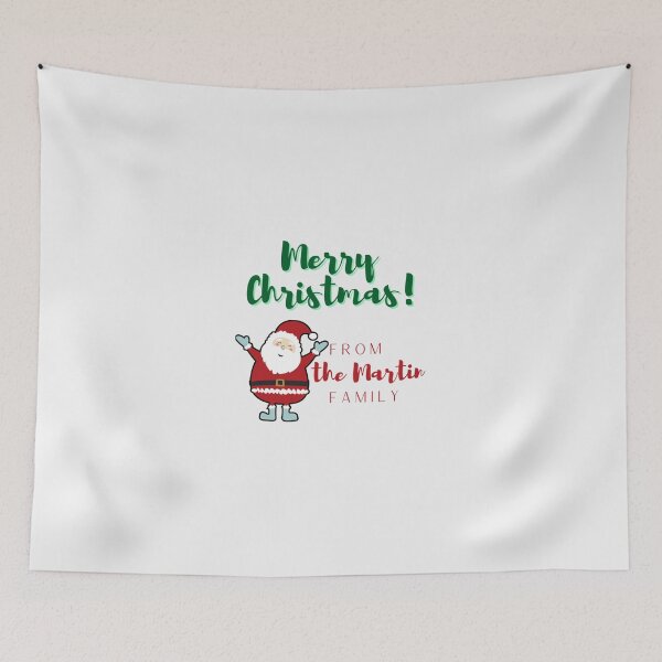 Item preview, Merry Christmas From The Martin Famil| Perfect Gift designed and sold by veracazoo.