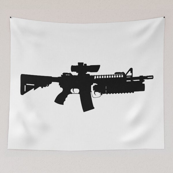 Item preview, US Army, Police fully automatic machine gun Colt M4 / M16 Carbine Caliber 5.56mm United States Marine Corps and United States Armed Forces M4 machine gun Carbine, m rifle  designed and sold by Marcin Adrian.