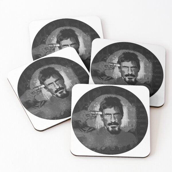 Item preview, John McAfee stickers designed and sold by Chrisjeffries24.
