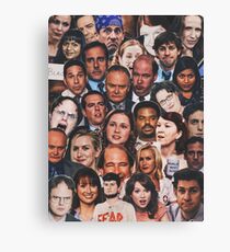 The Office Collage Canvas Print