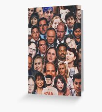 The Office Collage Greeting Card