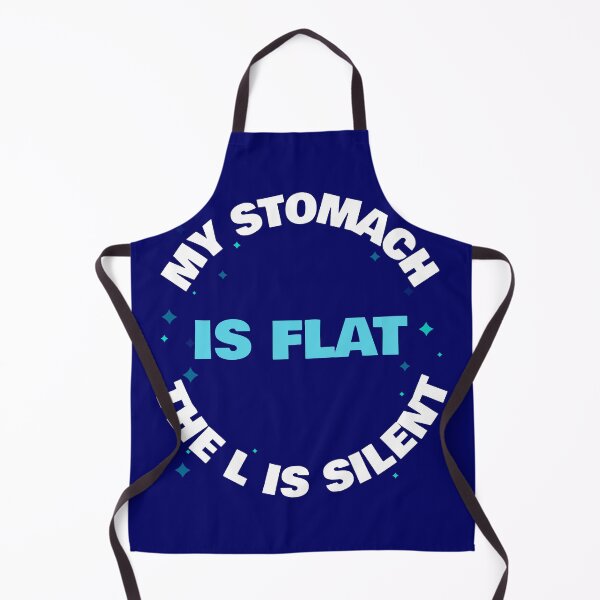 Item preview, My Stomach Is Flat, The L Is Silent designed and sold by TeesbyGinyard.
