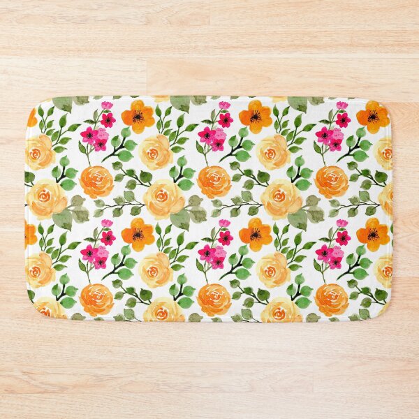 Item preview, Flower Power Floral Pattern design for apparel and beddings designed and sold by Sunnyhova.