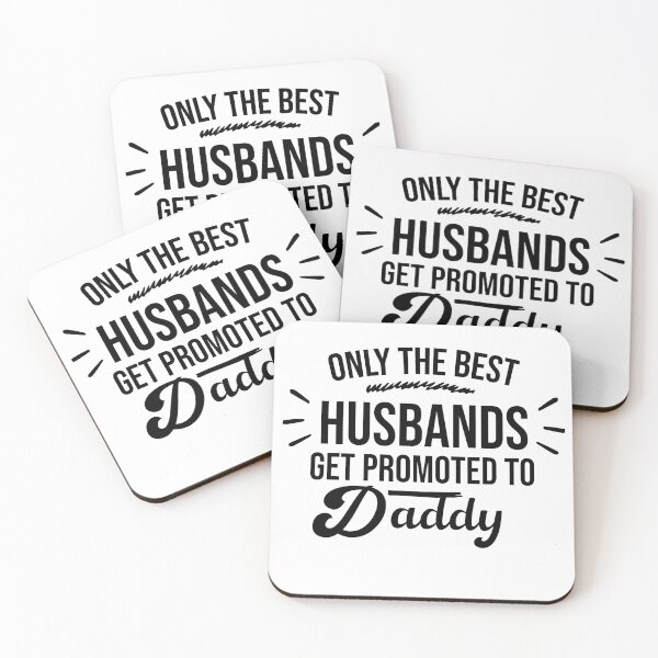 Item preview, Only The Best Husbands Get Promoted To Daddy - Funny gift designed and sold by redblackline.
