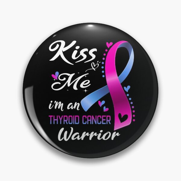 Item preview, Kiss Me I'm A Thyroid Cancer Warrior designed and sold by hvoid41.